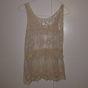 Ivory Lace Top